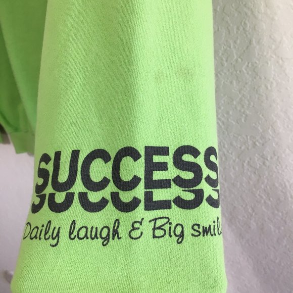 Y2K Loose Fit Korean Fashion Terry Cotton Sweatshirt Green Free Size - Picture 4 of 13